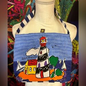 Sun n Sand Sally Huss Small Lighthouse Purse
